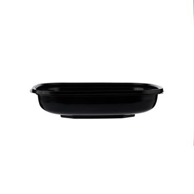 PET Black Square Bowl 24oz (7.5)