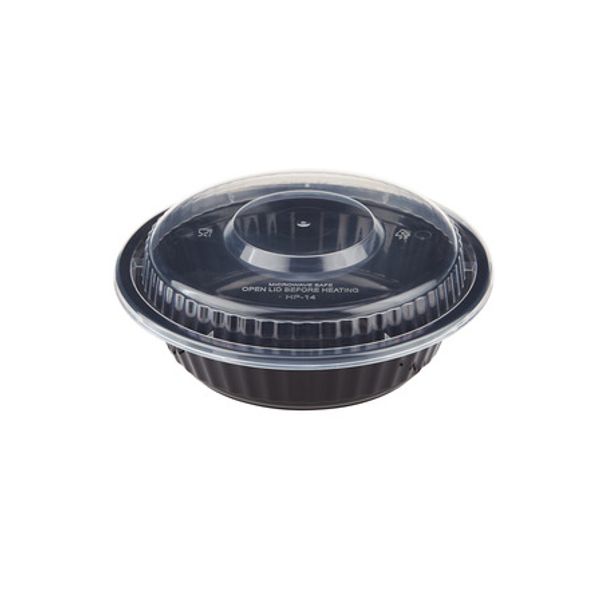 Black Base HD Round Container 16oz