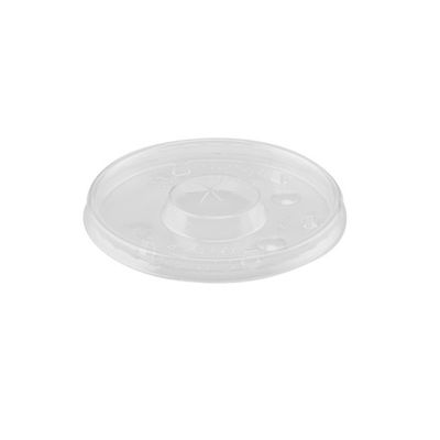 PET Flat Lid for Paper Cold Cup 12 oz
