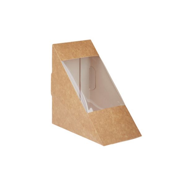 Kraft Paper Sandwich Wedge Double