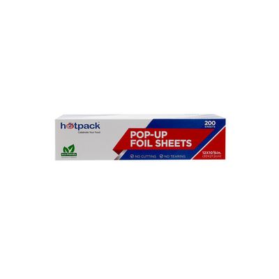 Alu. Pop-Up Foil 12"X10 3/4" 200SHT