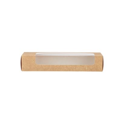 Kraft Long Sandwich Box with Window