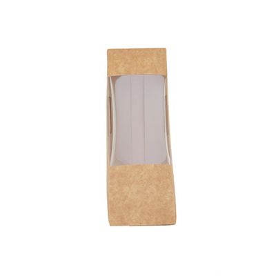 Kraft Paper Sandwich Wedge Single