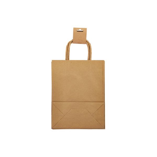 Brown Paper Bag Twisted Handle 24X12X31CM