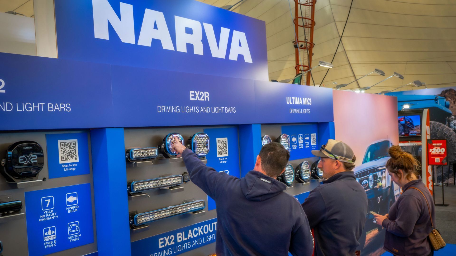 NARVA stand and team at the Melbourne 4x4 Outdoors Show