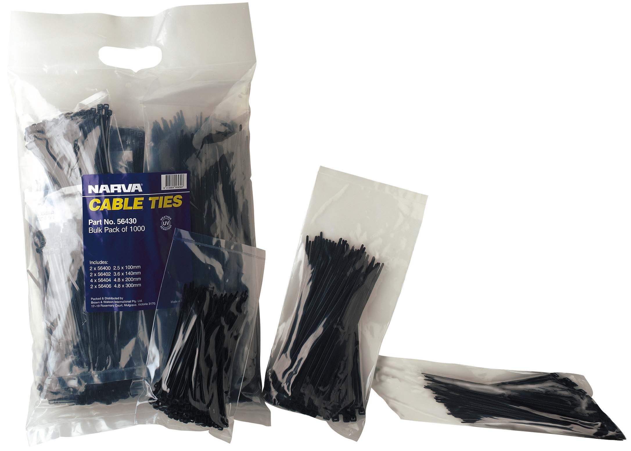 Narva Cable Tie Range: Built Tough for Every Application
