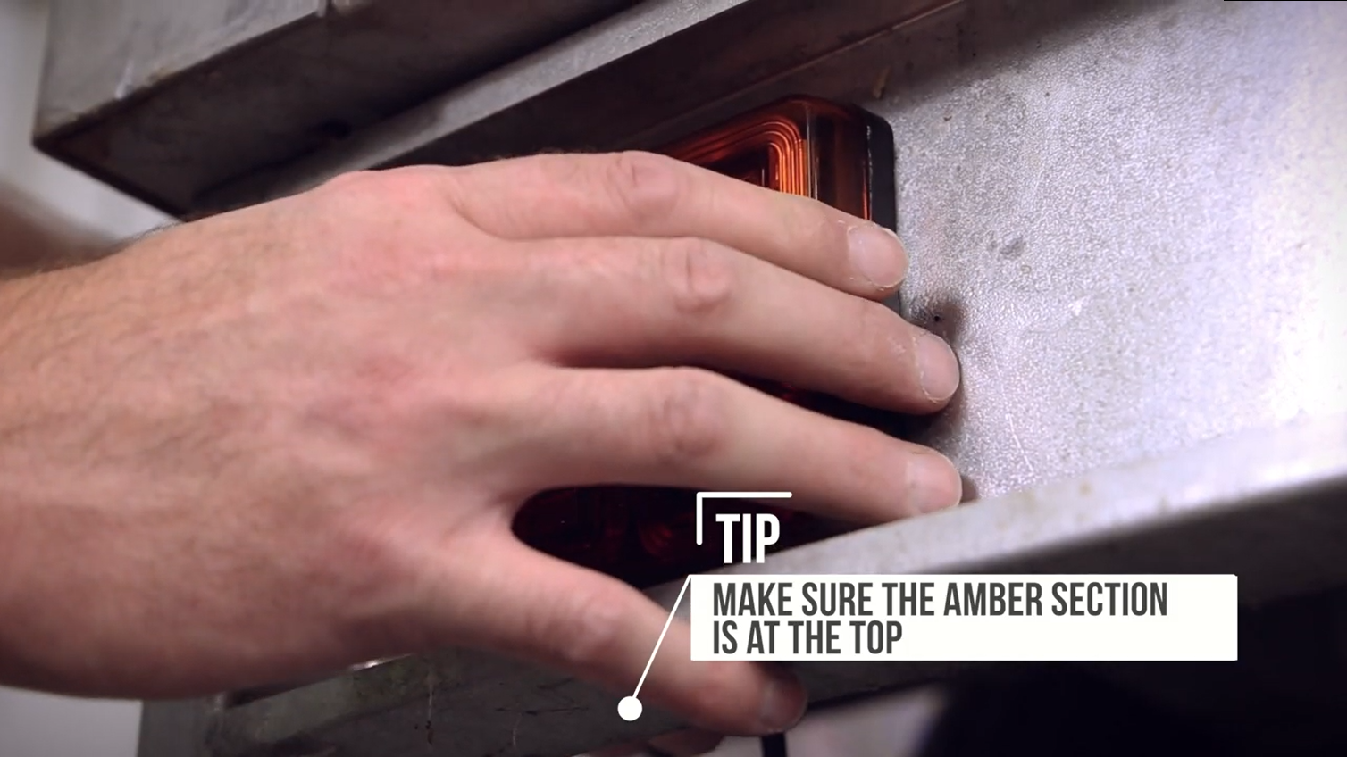 install the new Narva trailer lights and secure in place