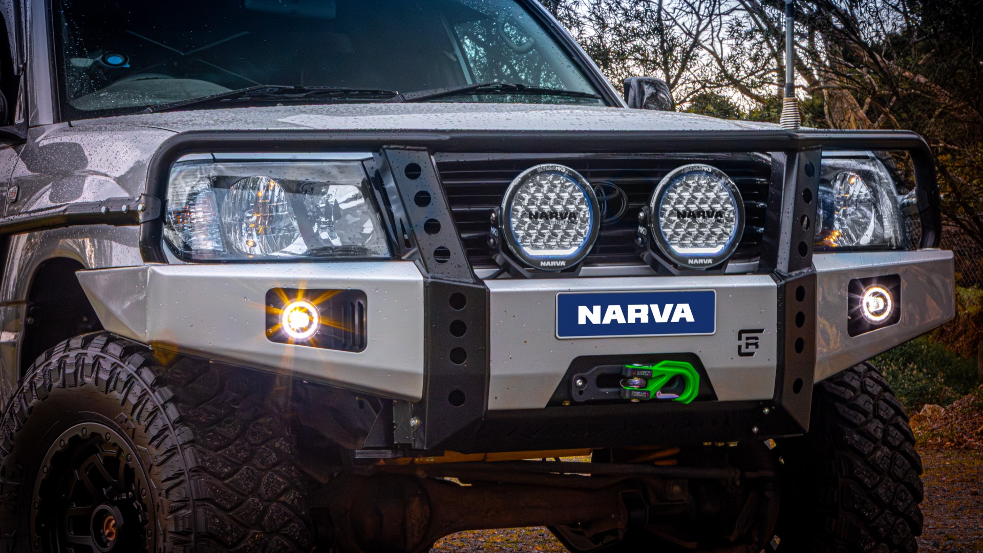 Upgrade with Confidence – Narva 71950 90mm 4-Function Fog Lamp for Bull Bars and 4x4s