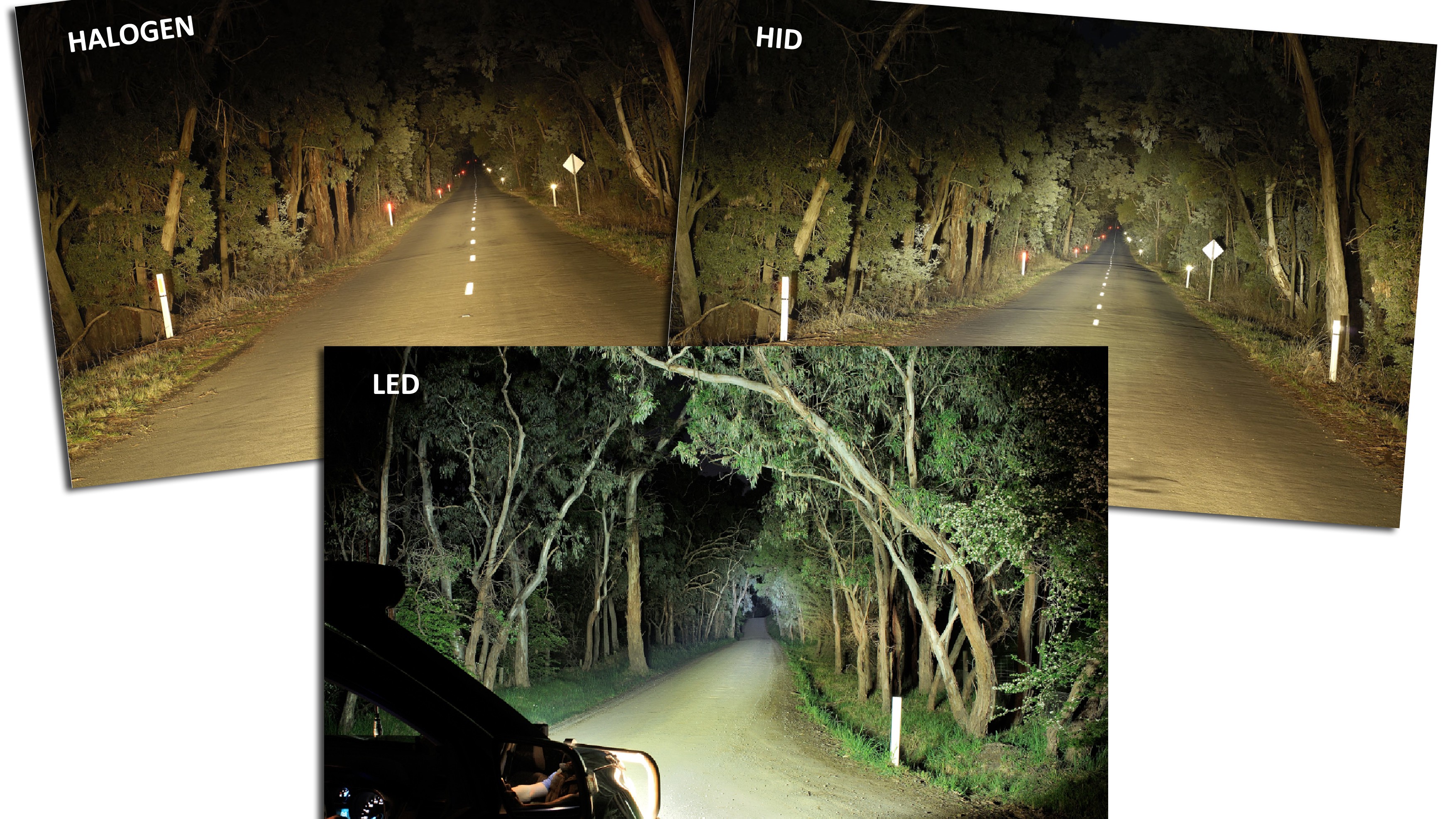 4x4 Driving Lights: Halogen vs HID vs L.E.D