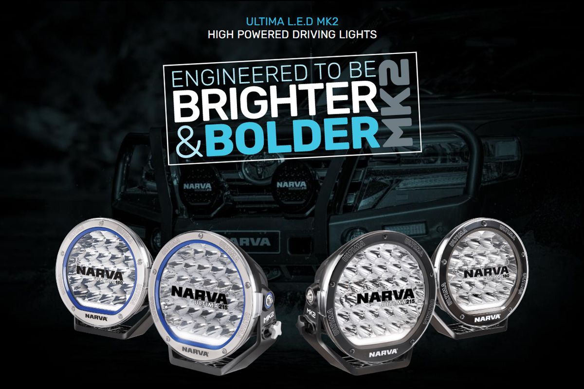 More light, extra attitude in new Narva Ultima LED MK2 driving lights
