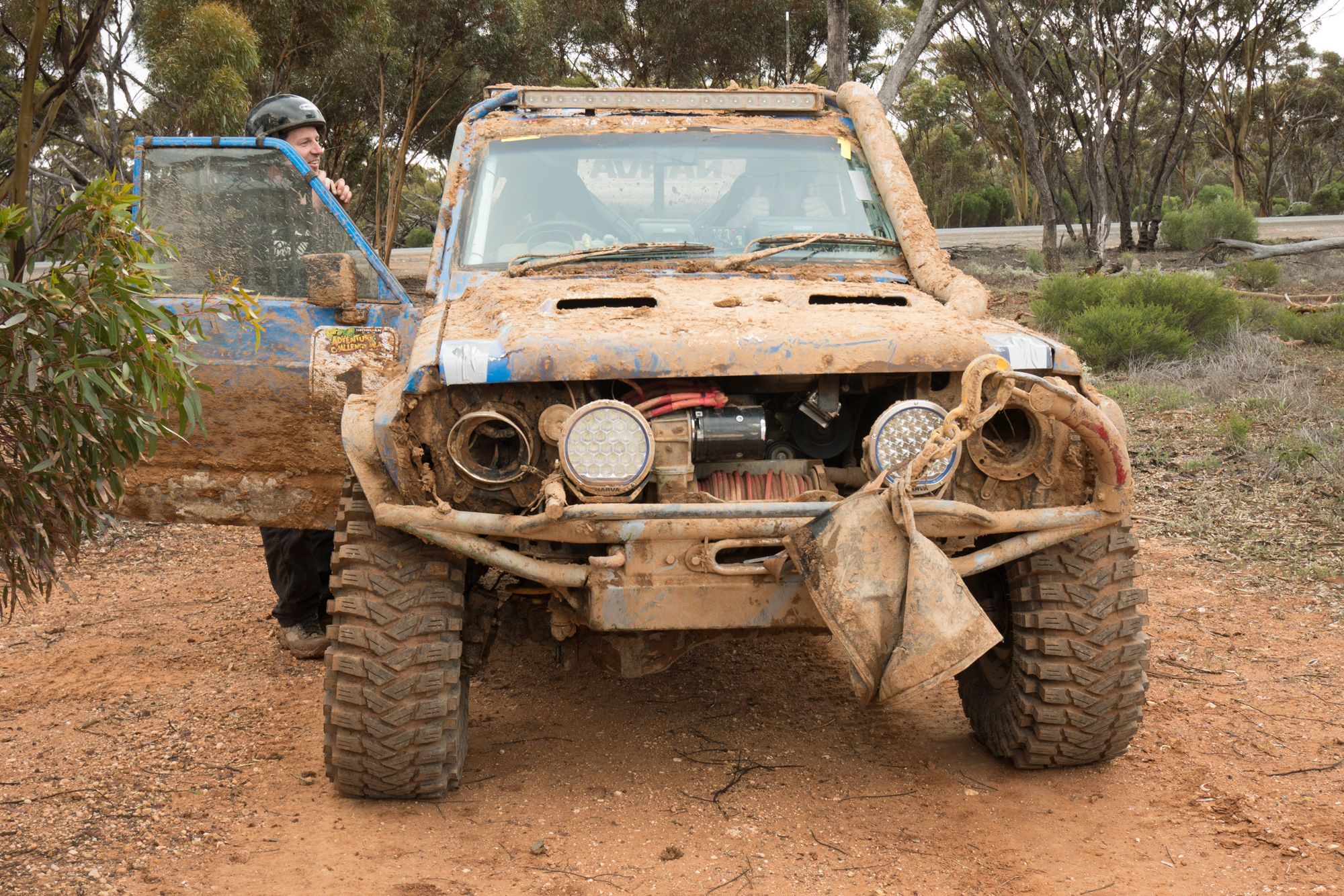 Narva Ultima 215 L.E.D’s Survive Big Competition Crash