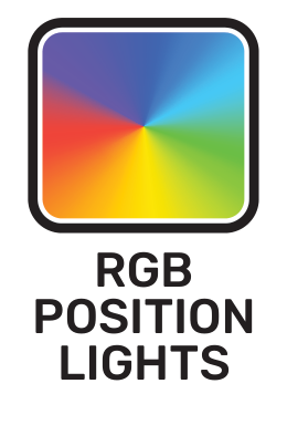RGB position lights