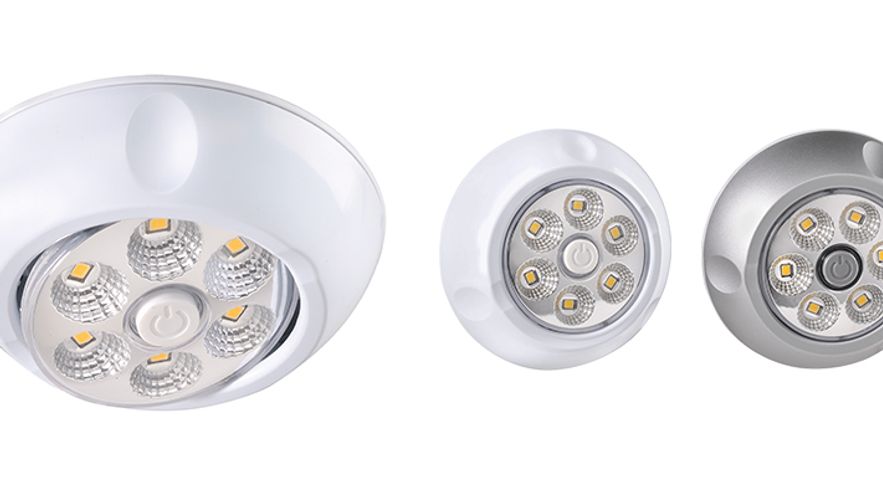Stylish & Functional L.E.D Interior Swivel Lamps Produce Bright Light