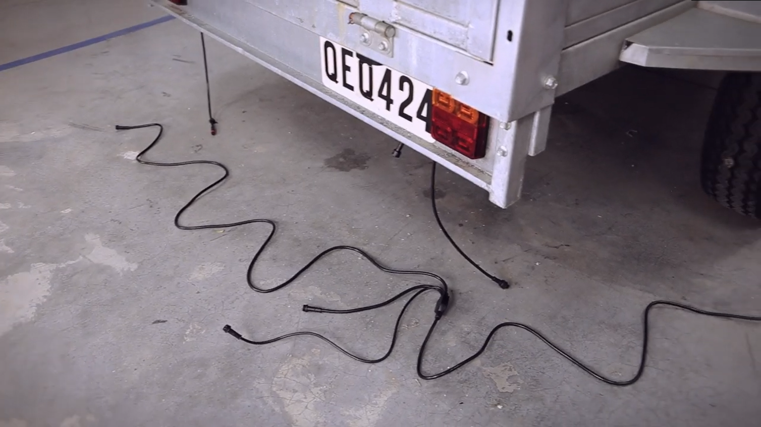 connect the new Narva lights to the main wiring harness