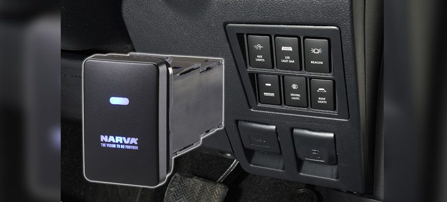 New Narva OE style push button switches combine practicality with factory finish