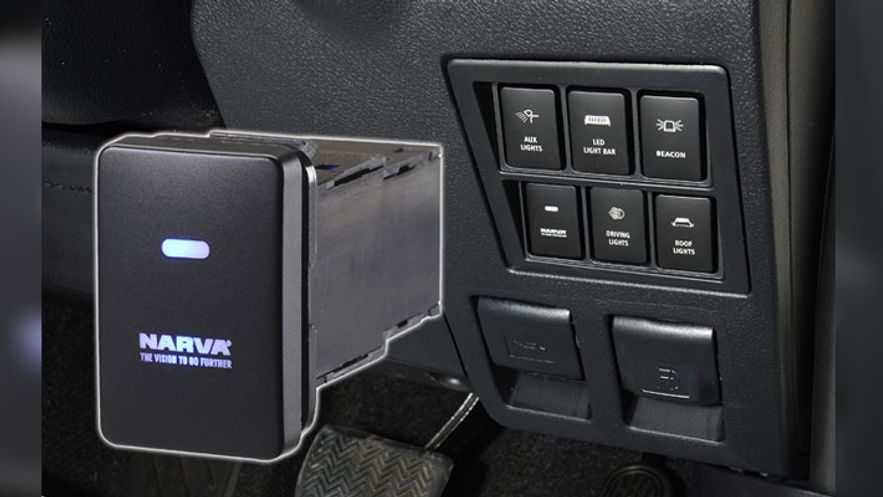 New Narva OE style push button switches combine practicality with factory finish