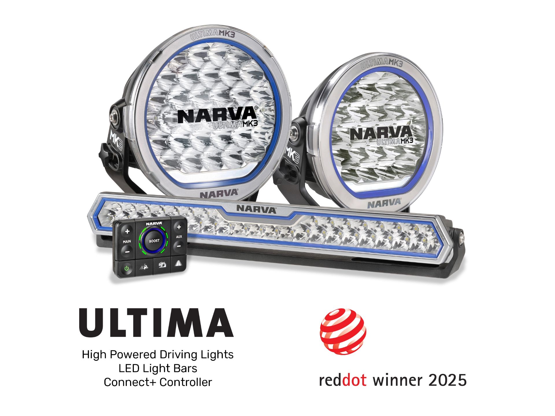 Narva’s Ultima Series Honoured with Red Dot Design Award 2025