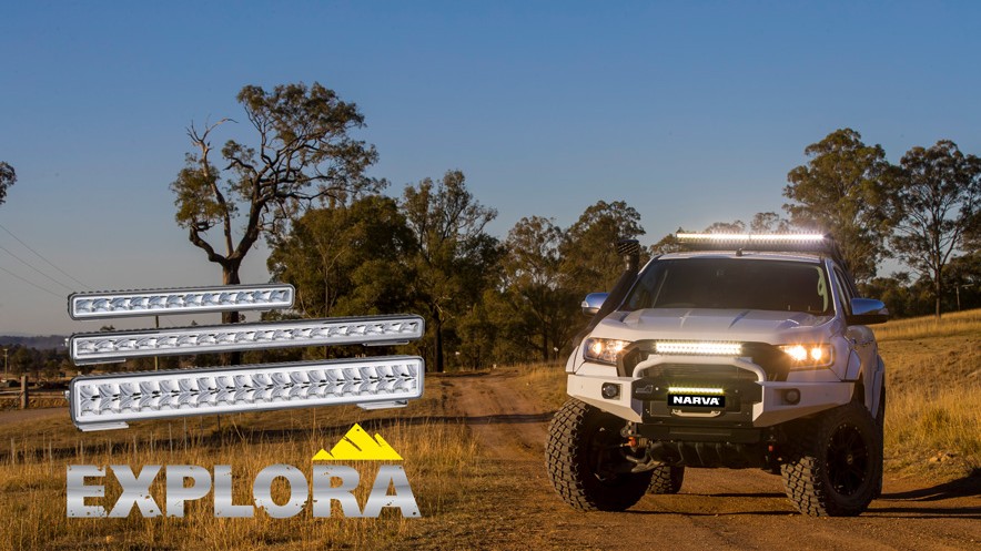 Two new models added to Narva’s revolutionary ‘Explora’ L.E.D Light Bar Range