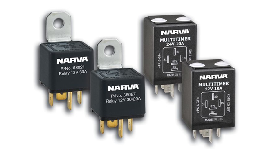 Narva Grows Relay Range with Adjustable Timer and Reverse Pin Models
