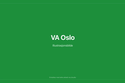 Hovedavløp og spillvannsledning i Oslo — illustrasjonsbilde