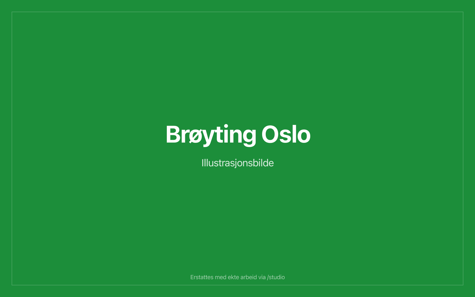 Sesong-brøyting for borettslag i Oslo — illustrasjonsbilde