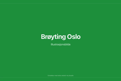 Sesong-brøyting for borettslag i Oslo — illustrasjonsbilde