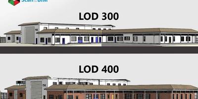 Point Cloud to BIM LOD 300 vs LOD 400 – What Owners Should Know