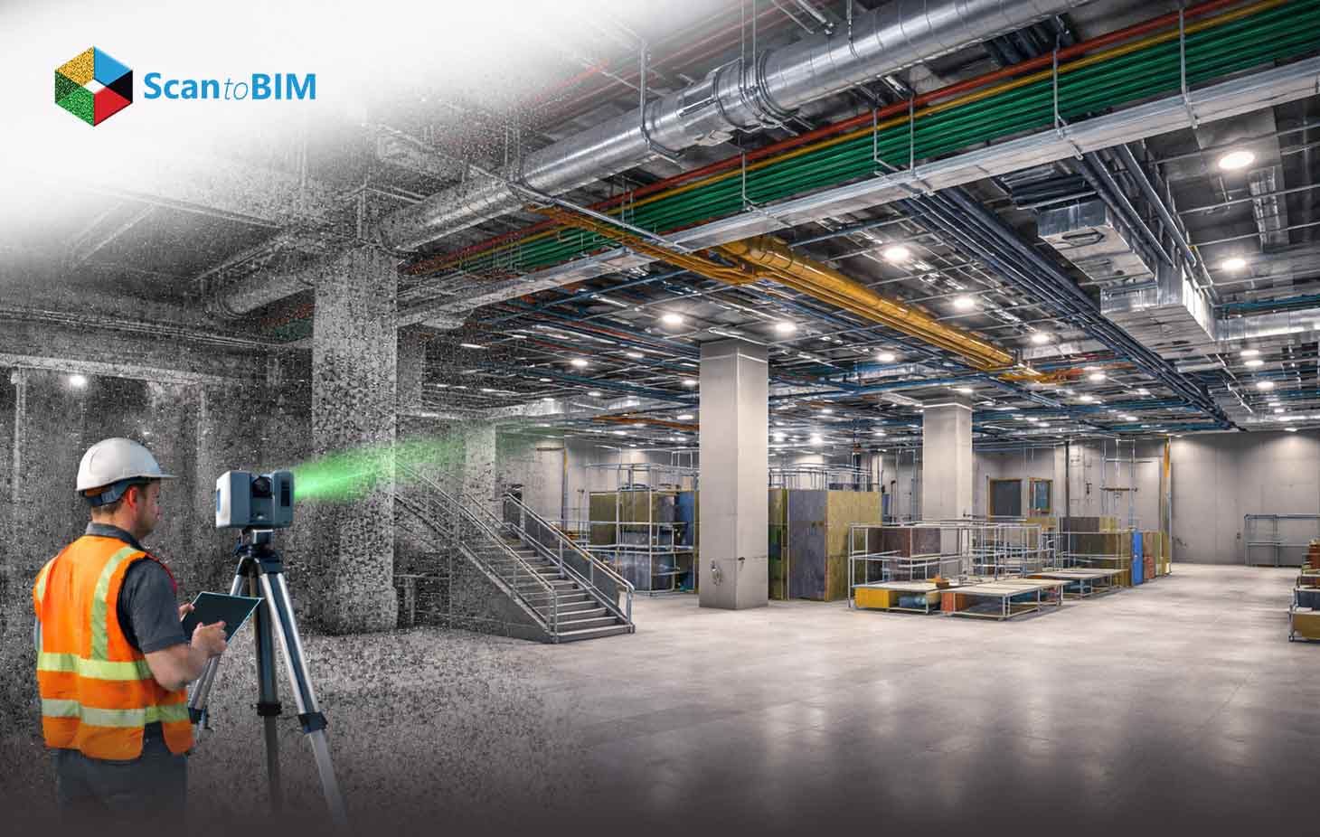 Laser Scan to BIM for Commercial and Industrial Construction Projects