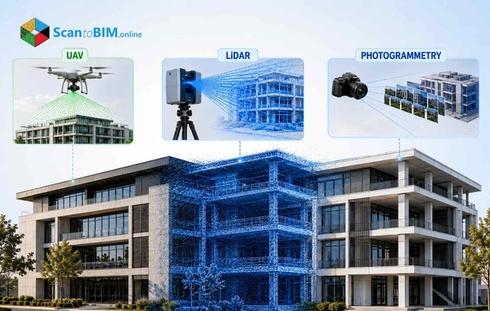 How UAV, LiDAR, and Photogrammetry Enhance BIM Model Accuracy?