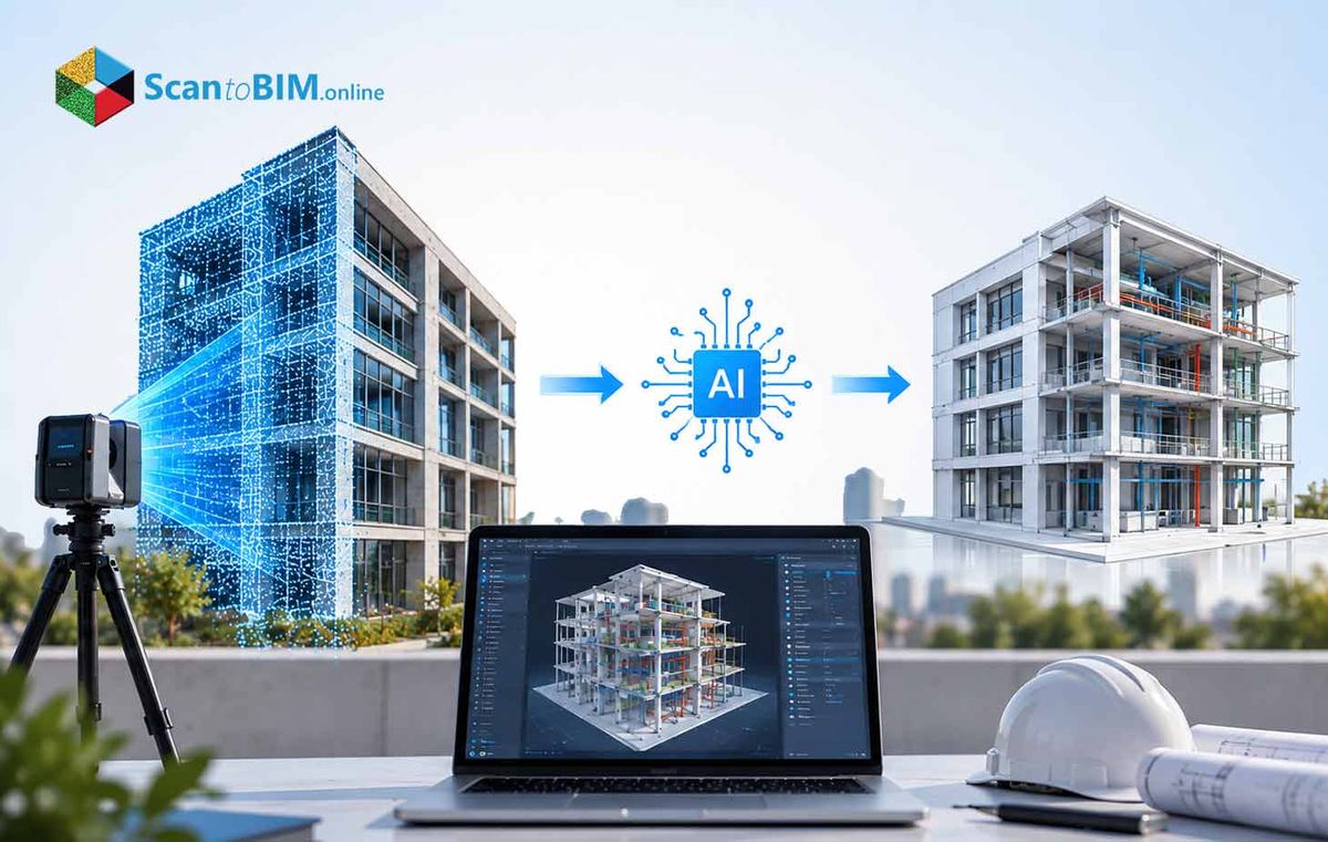 How Scan to BIM Supports AI-Driven Construction Planning in the USA