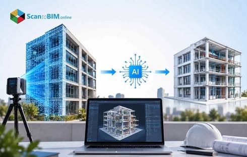 How Scan to BIM Supports AI-Driven Construction Planning in the USA