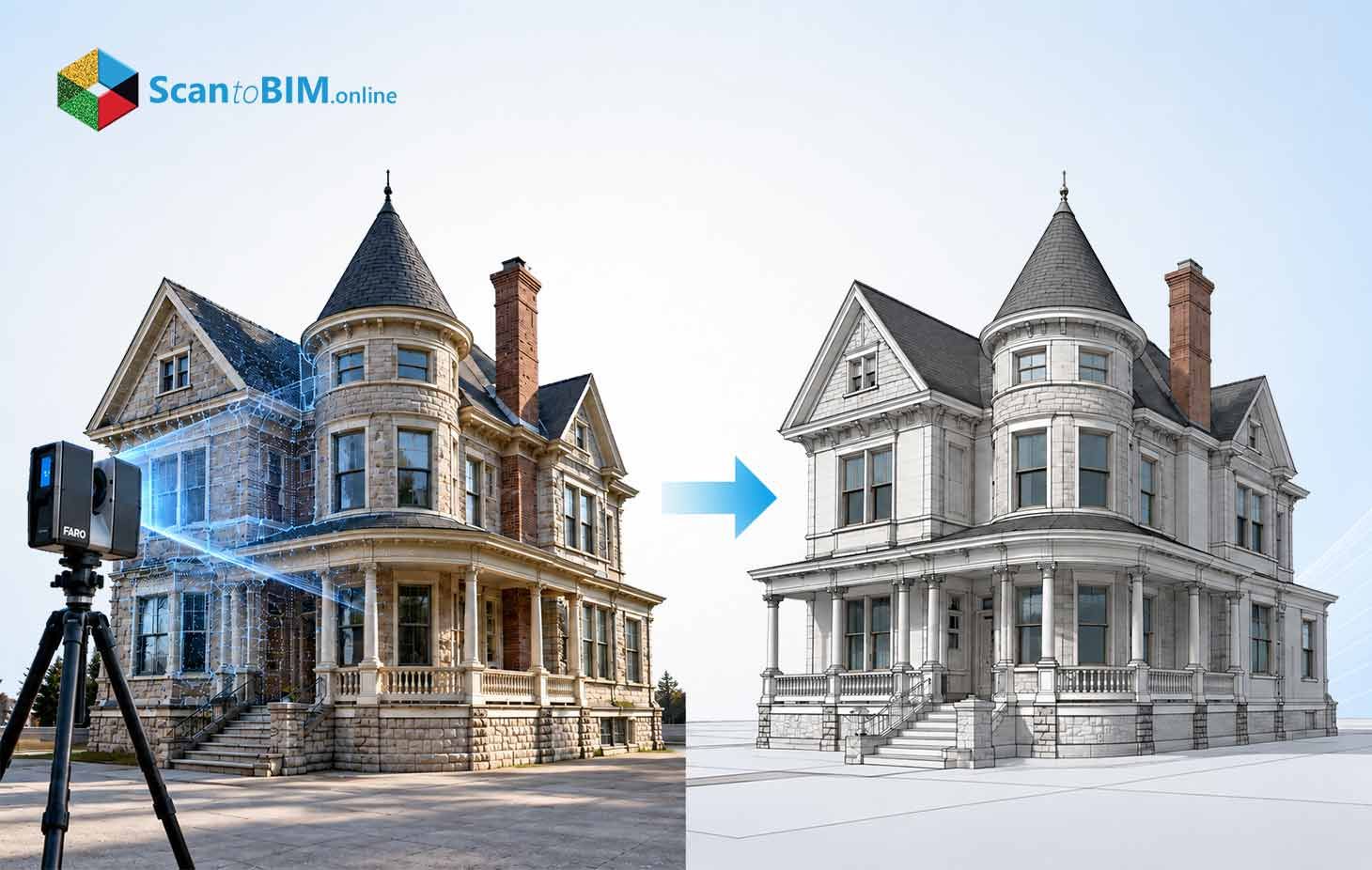 How Historic Home Scanning Creates Reliable As-Built BIM Models