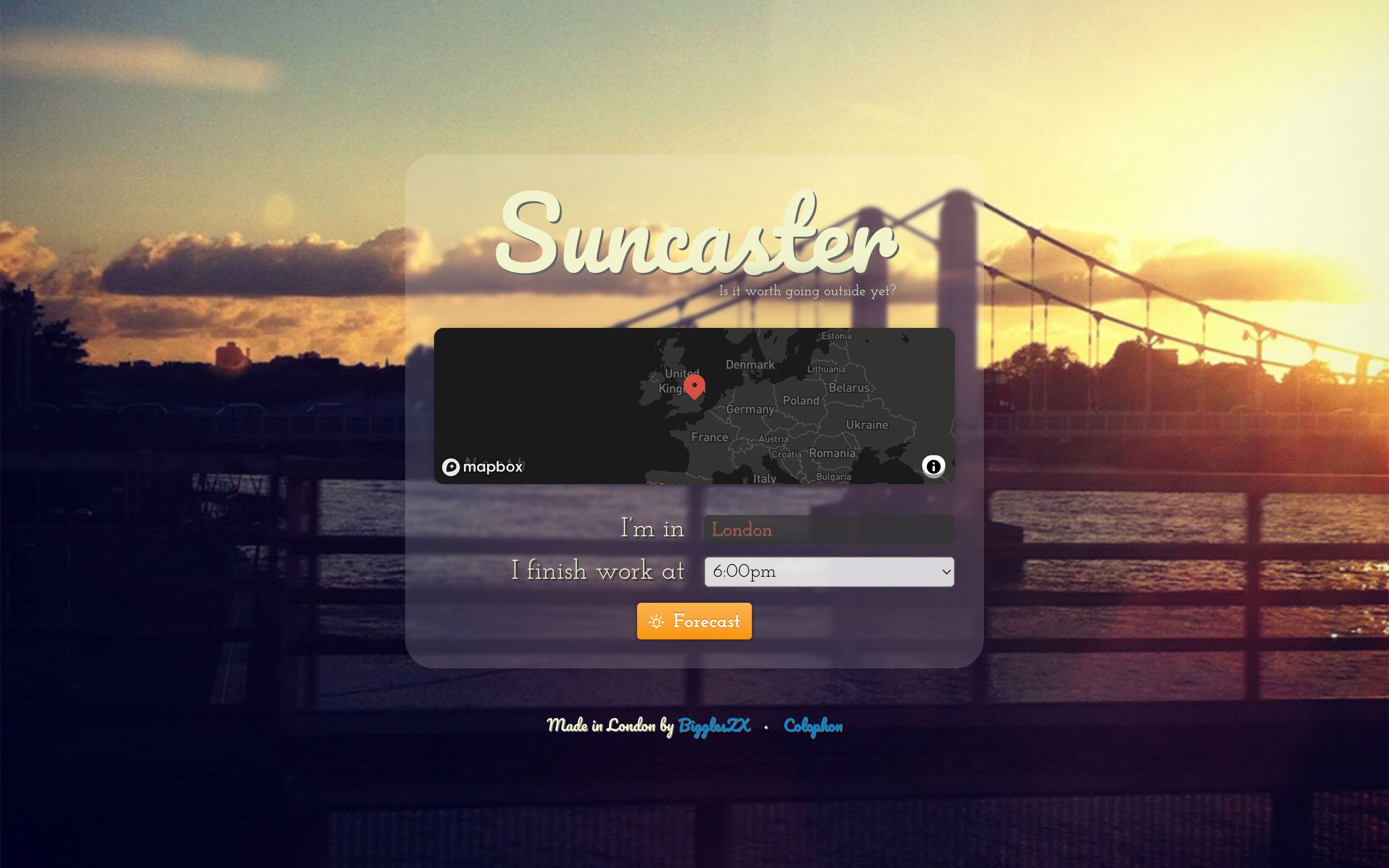 Sample image from Suncaster project