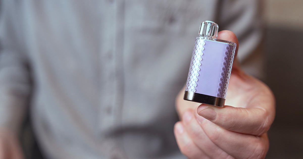 Behållare till e-cigarett