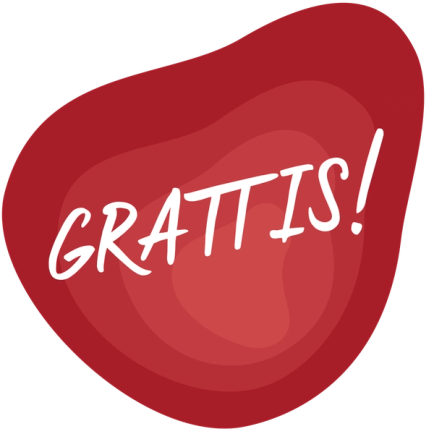 Illustration pulsmönstret med ordet grattis