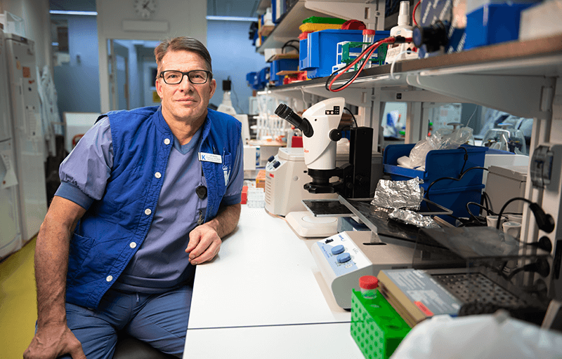 Professor och överläkare Ulf Hedin