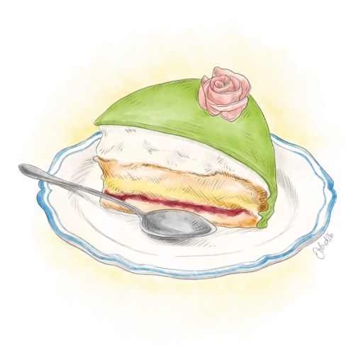 Prinsesstårta illustration