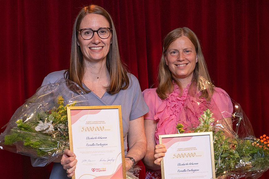 Elizabeth Arkema och Pernilla Darlington