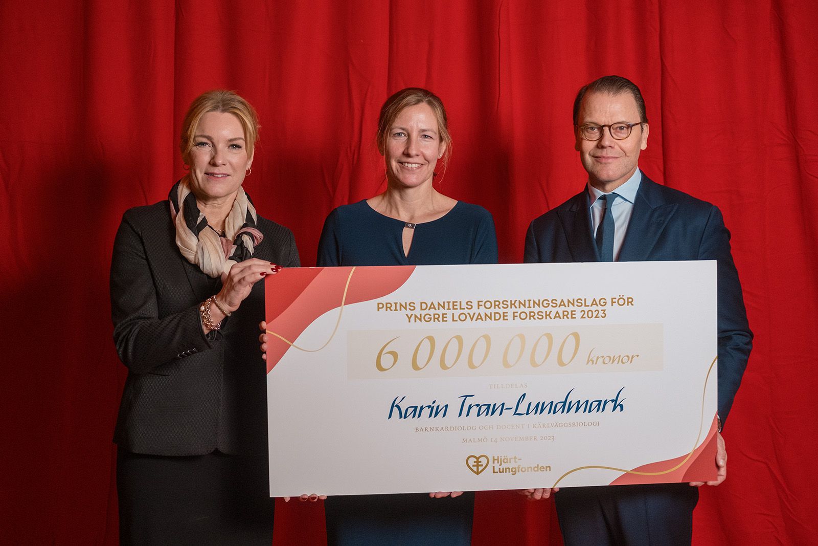 Kristina Sparreljung, Karin Tran-Lundmark, H.K.H Prins Daniel