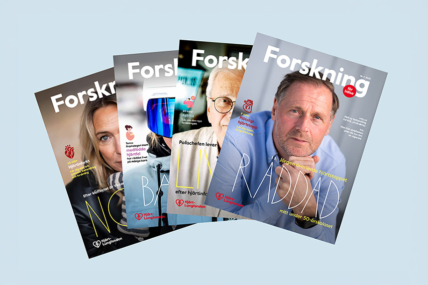 Tidningen FFH, fyra olika exemplar.