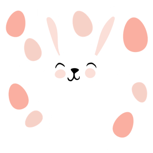 Illustration glad påskhare
