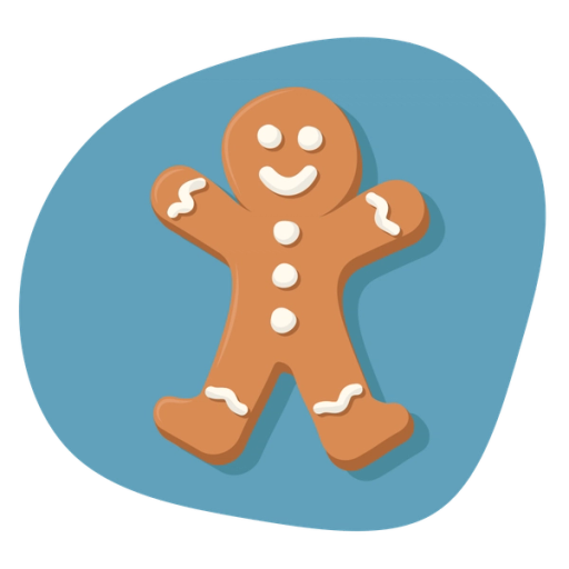 Illustration pepparkaksgubbe