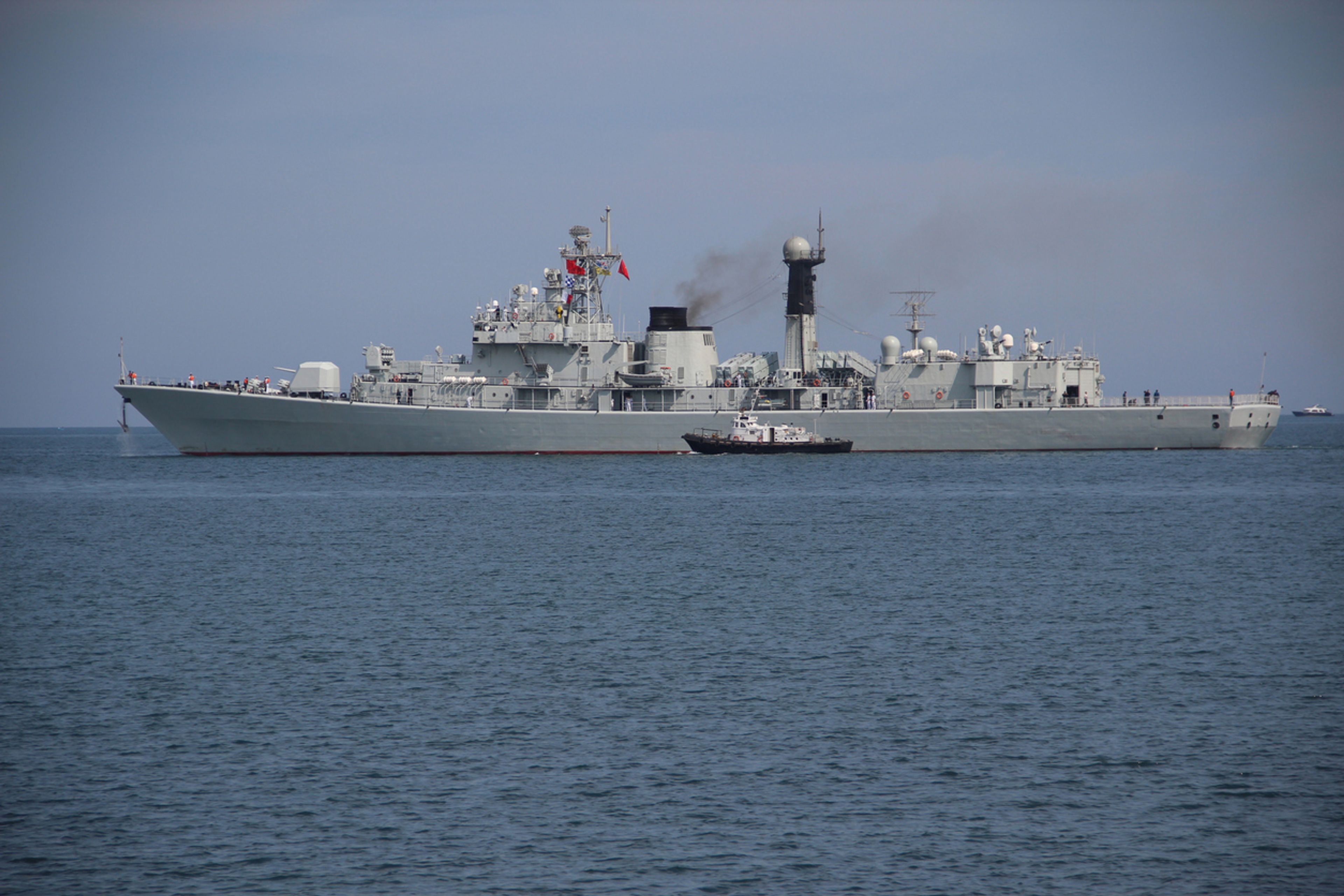 Chinese warships at the South China Sea. Photo: iStock/ @komisar