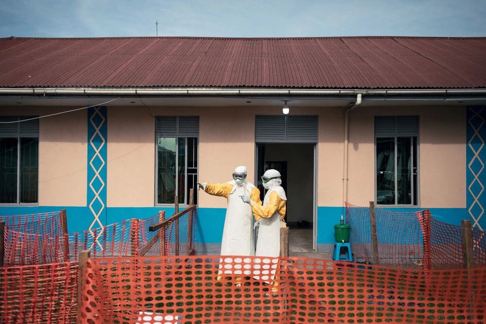 Health Staff at the Ebola Treatment Centre Elikya in Bunia, Ituri province. Photo: Anna Scönhoefr/MSF