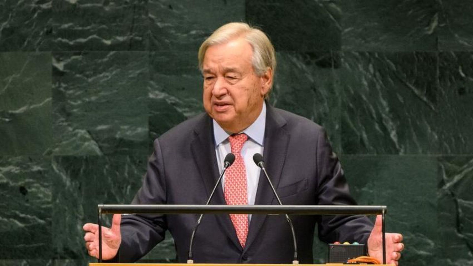 UN Secretary-General António Guterres addresses the opening of the 81st United Nations General Assembly in New York on September 22, 2026, calling for global cooperation to confront wars, climate change and the risks posed by artificial intelligence. Photo: Loey Felipe/UN Photo