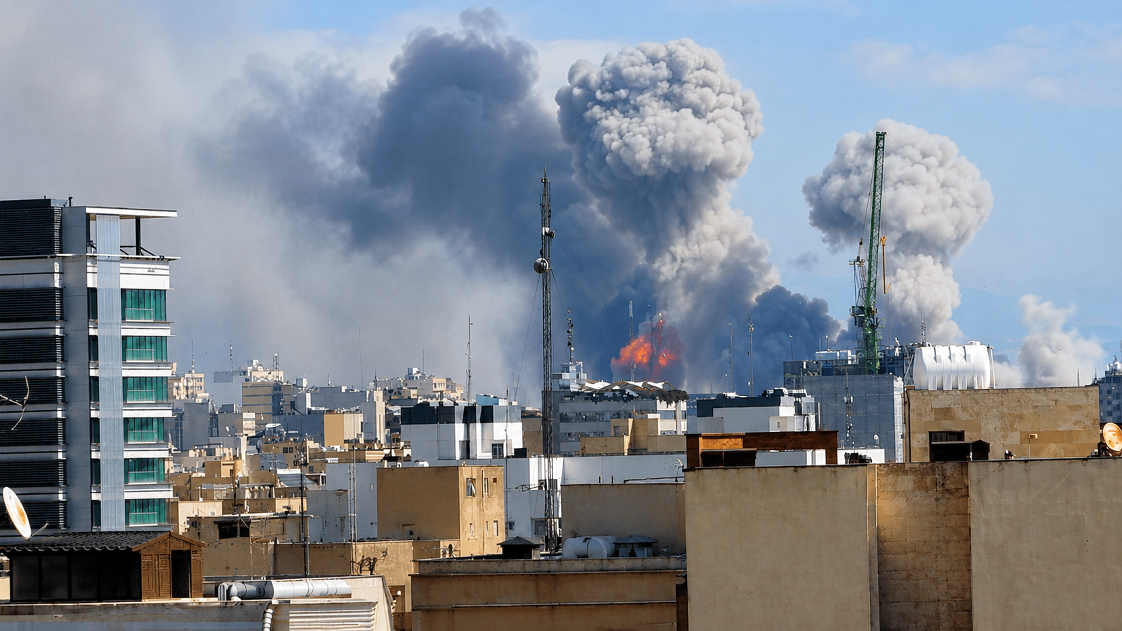 A file photo shows Israeli strikes on Tehran in March 2026, amidst escalating conflict between the US and Iran. Photo: Facebook