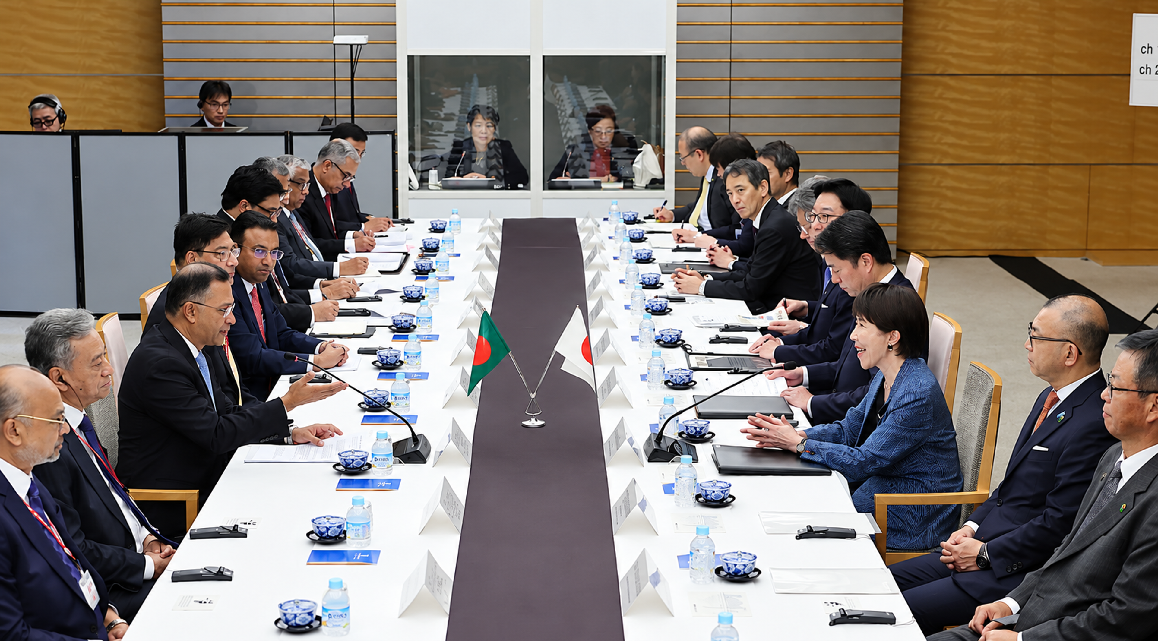 Bangladesh Prime Minister Tarique Rahman meets Japanese Prime Minister Sanae Takaichi during bilateral talks in Tokyo, Japan, on October 27, 2026. Photo: Bangladesh’s Prime Minister’s Office