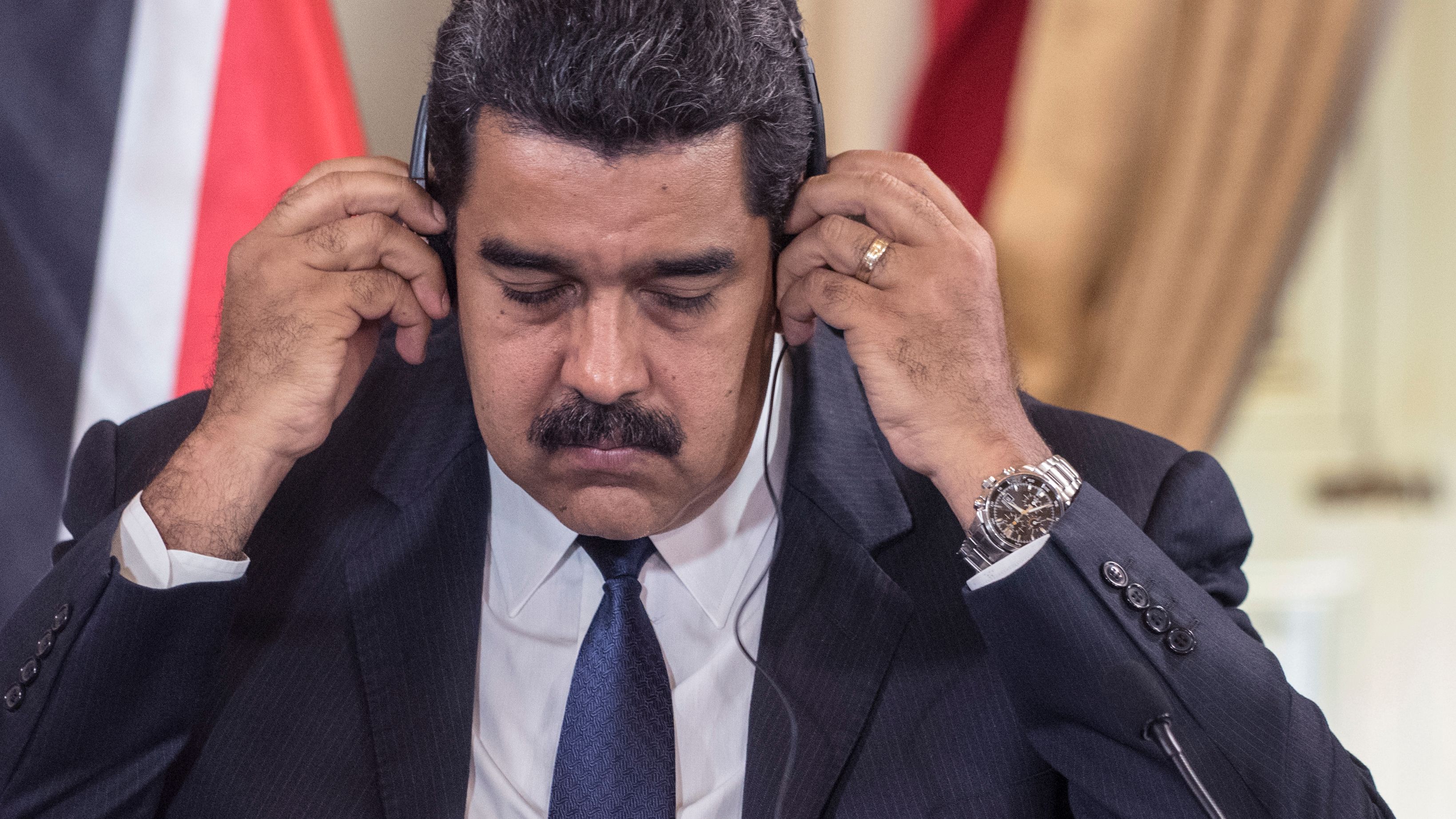 Venezuelan leader Nicolás Maduro, pictured before his capture by U.S. forces, is being held in a Brooklyn detention centre, where he faces U.S drug-trafficking charges.