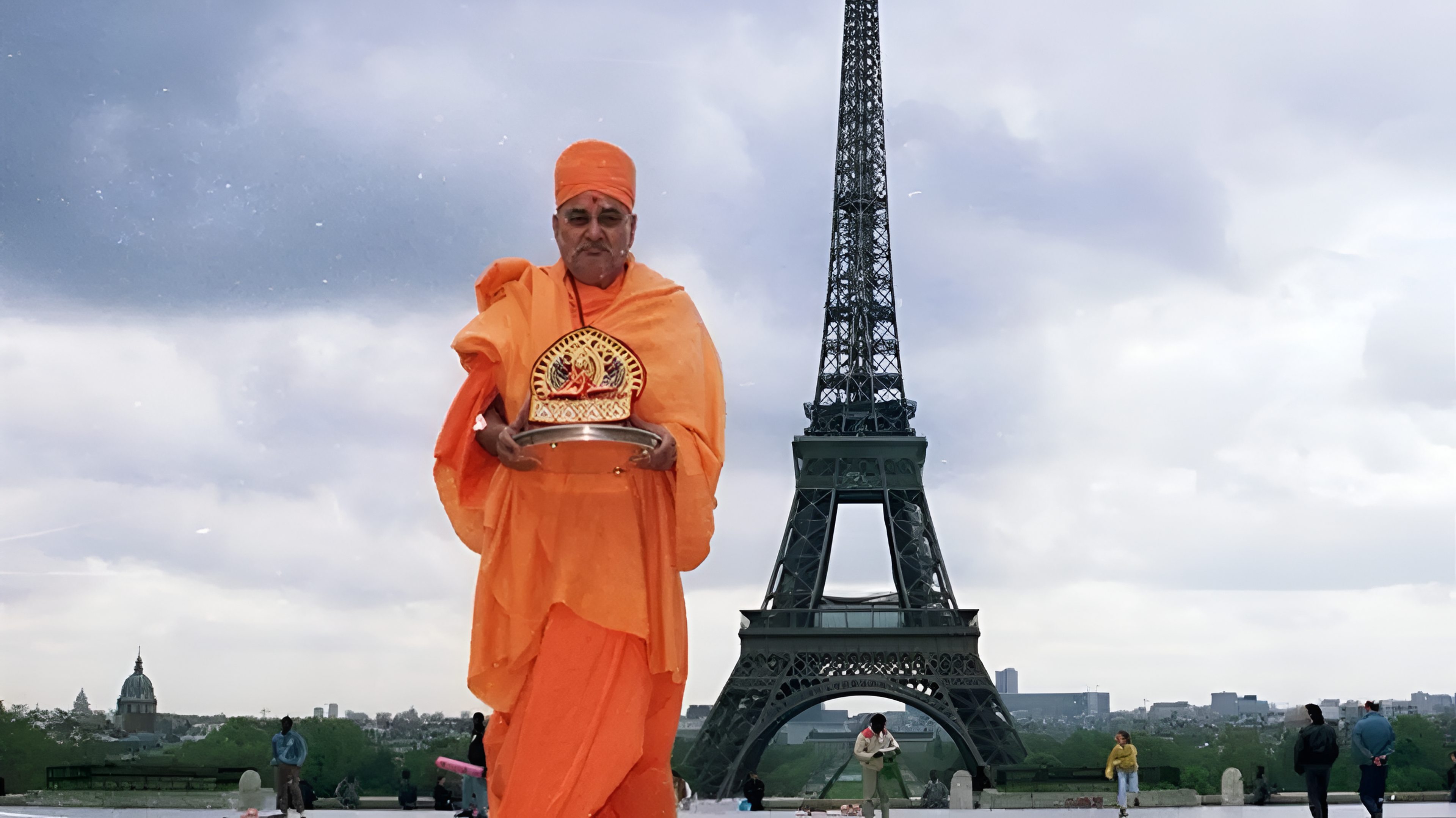 The Eiffel Tower was closed in Paris on Monday after female staff struck work over a request by a Hindu delegation to remove female employees. Photo: @F_Desouche/X