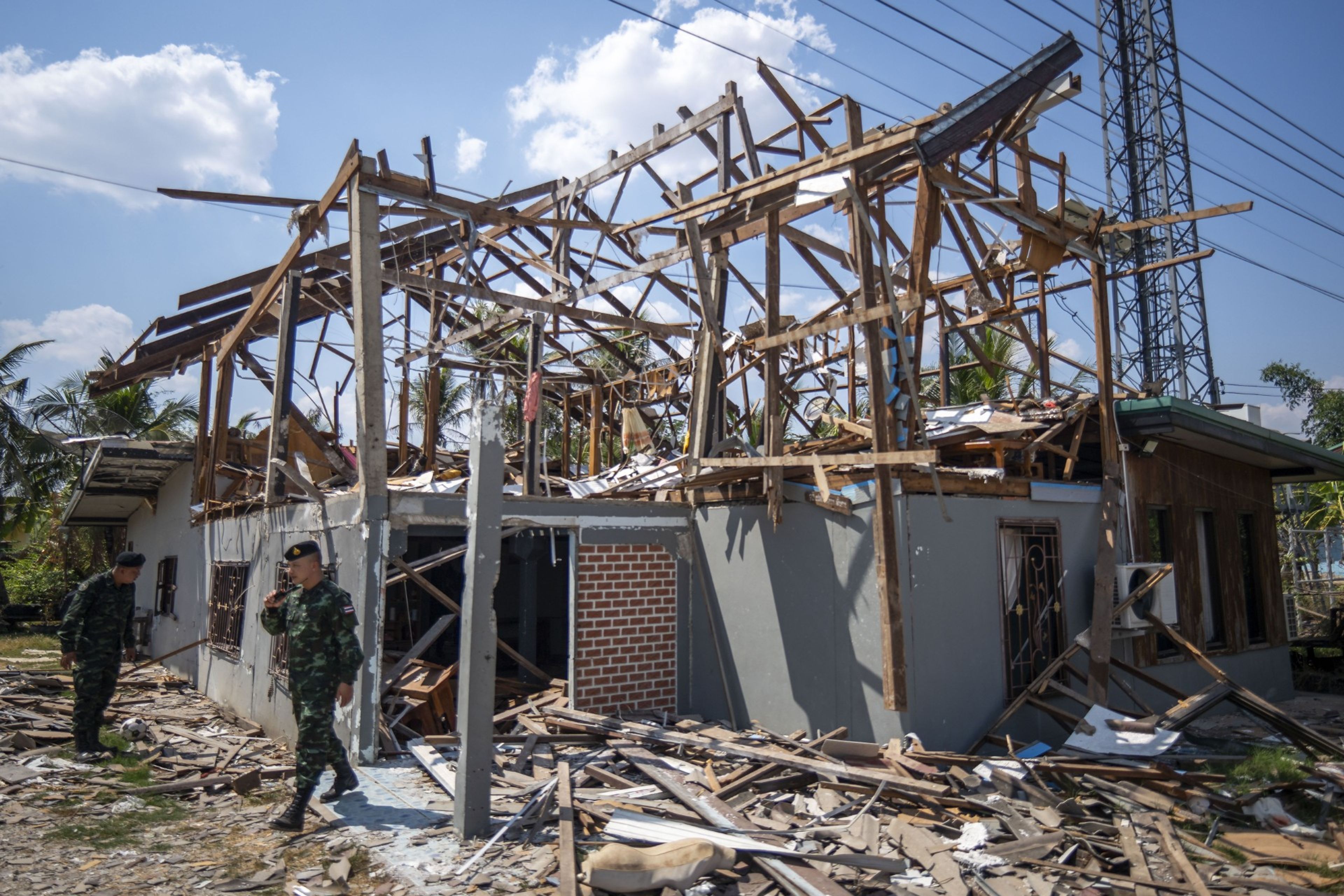 Supatra’s home was destroyed by a Cambodian BM-21 rocket during the second round of fighting in December. 